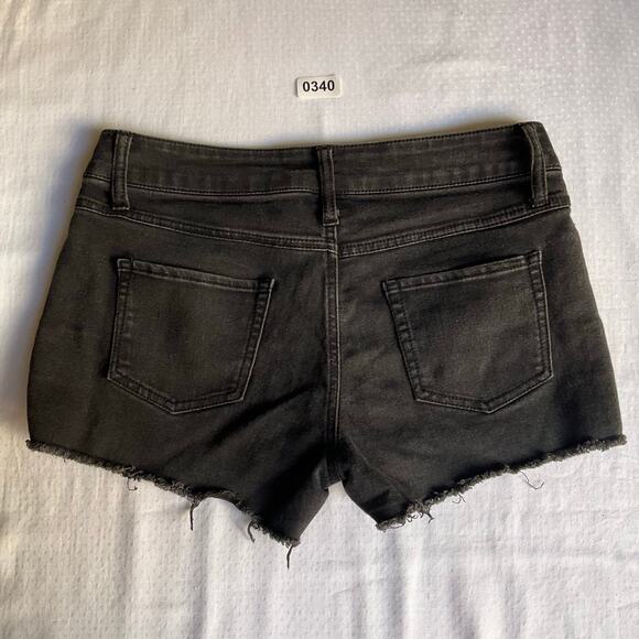 No Boundaries Women Summer Jeans Shorts Denim size 30, Black - Picture 9 of 9